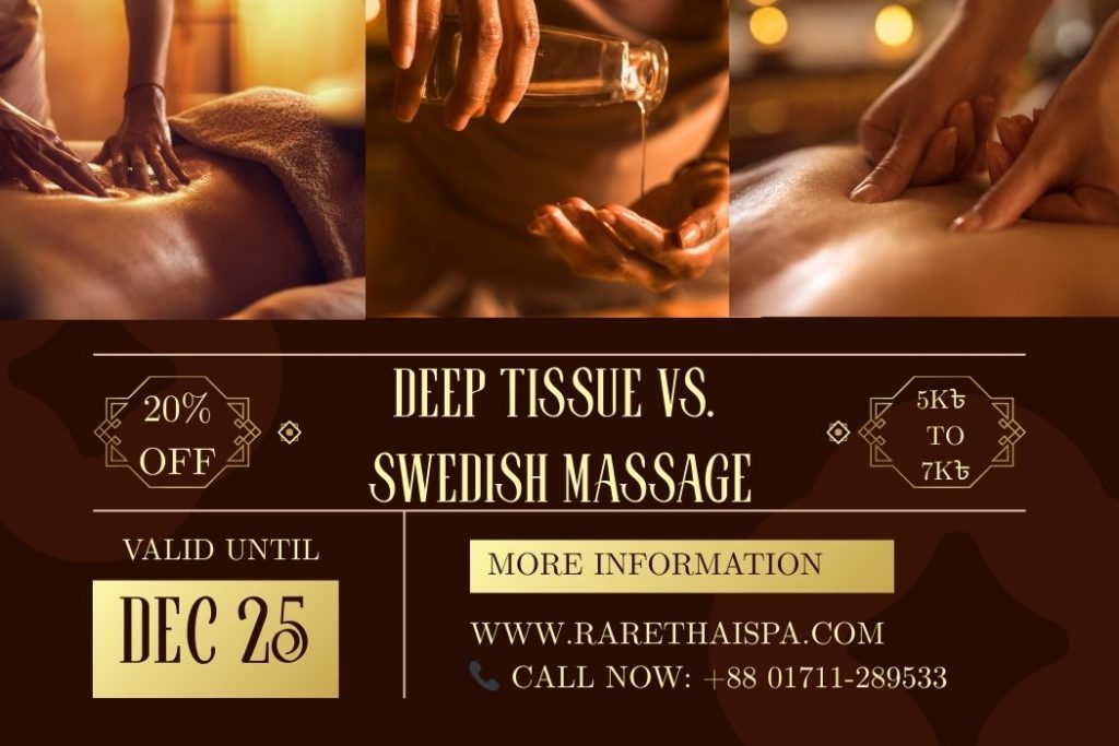Deep Tissue vs. Swedish Massage